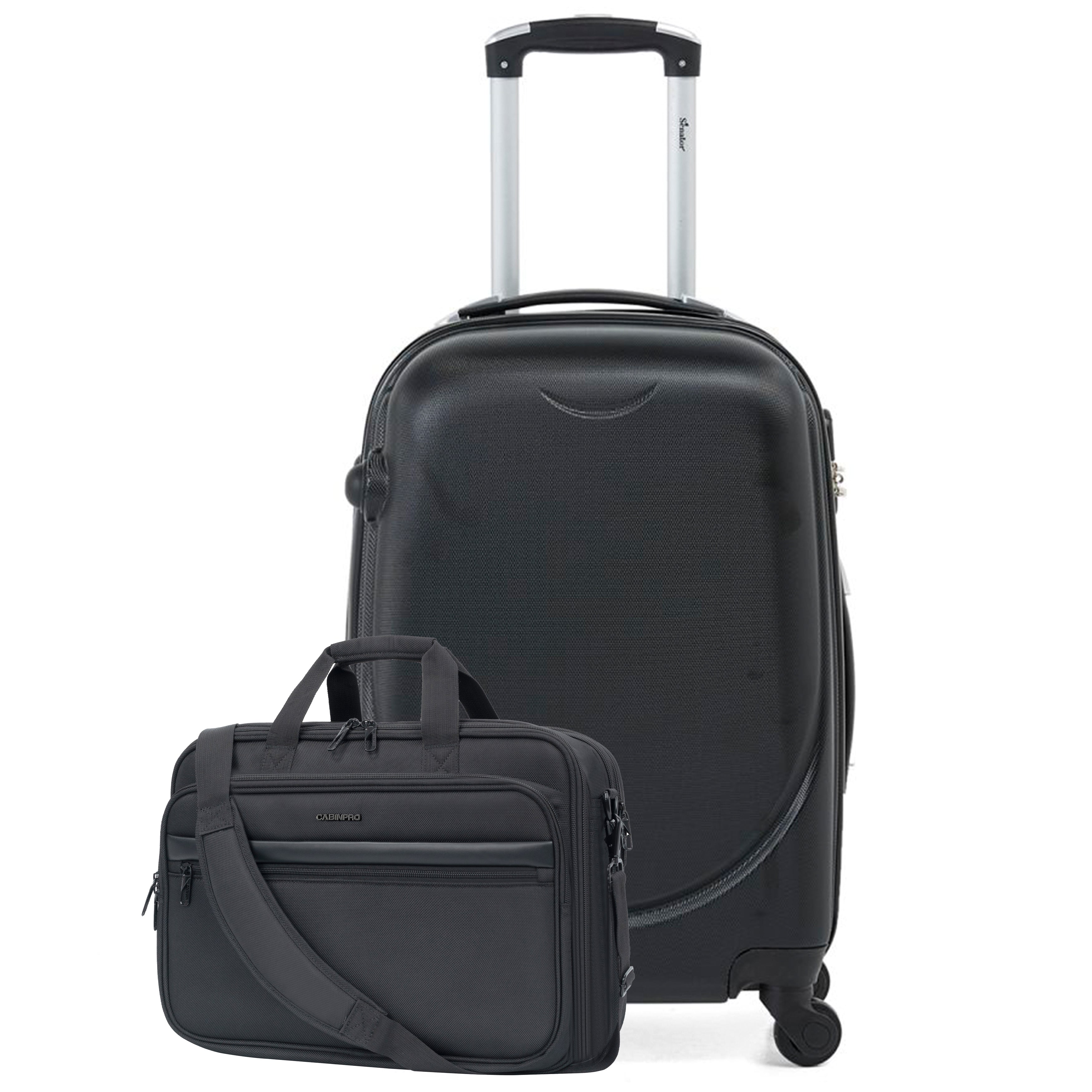 TROLLEY BAG AND LAPTOP BAG COMBO -  KH134-24_BLK-CP011_COMBO