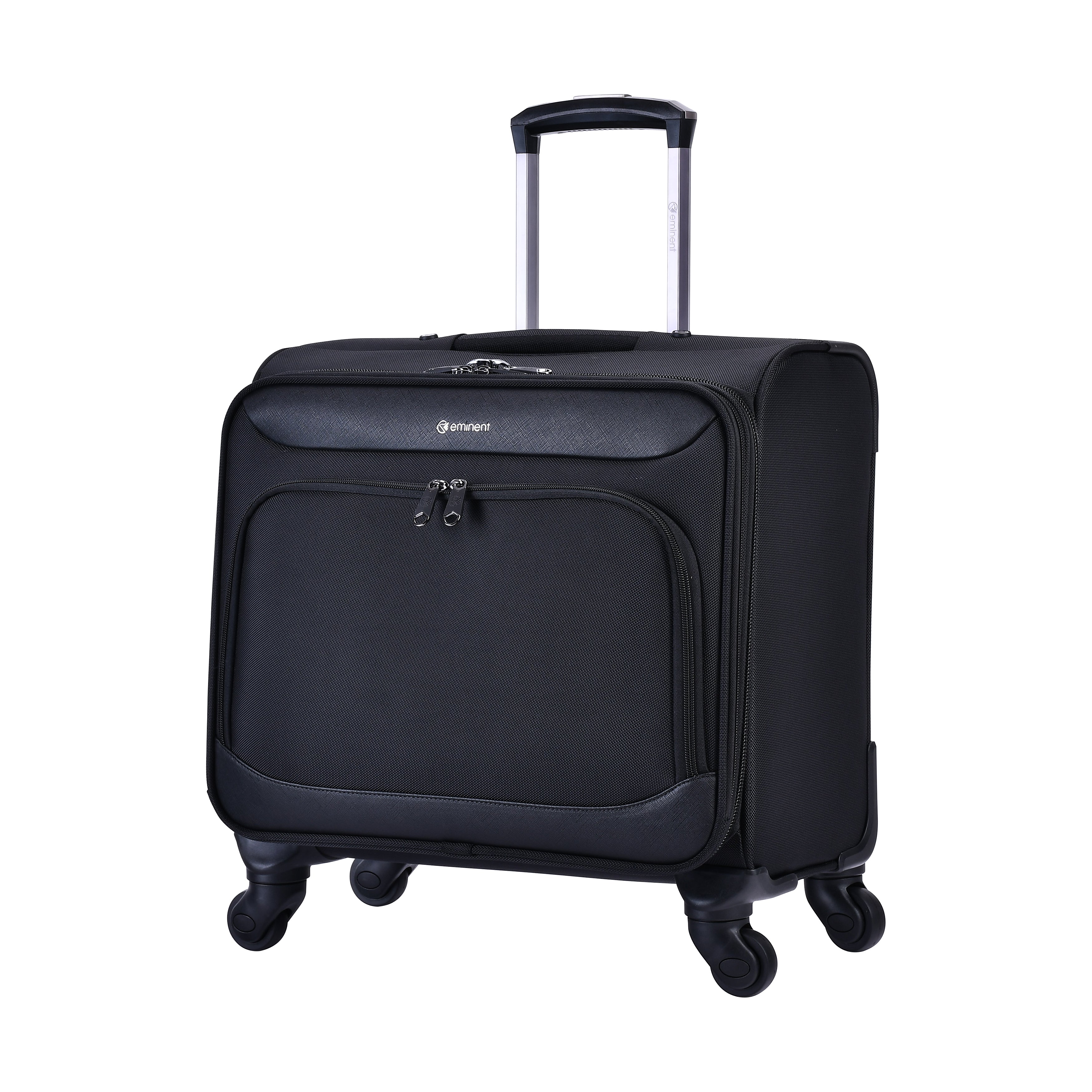 Eminent 4 360-degree Spinner Wheel Pilot Case Trolley water repellent rolling suitcase for Unisex, S0360-17